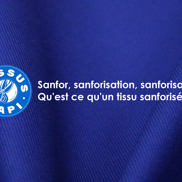 Sanfor, sanforisation, sanforisage : qu'est ce qu'un tissu sanforisé ? - tissuspipi.com