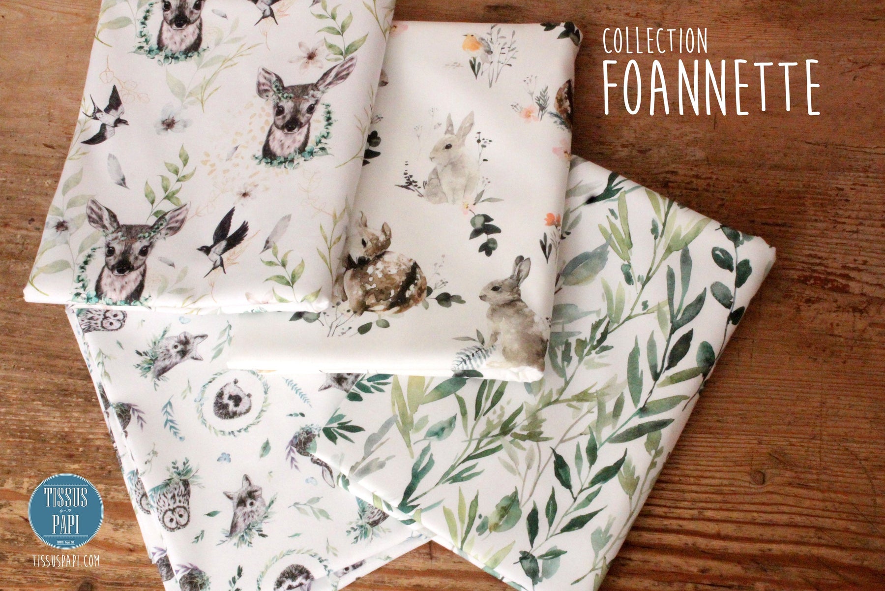 Collection tissus Faonnette : la douceur par nature - tissuspipi.com