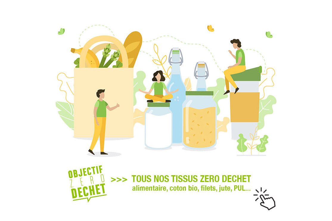 Filet, PUL, jute, gaze... Tous les tissus zéro déchet regroupés ! - tissuspipi.com