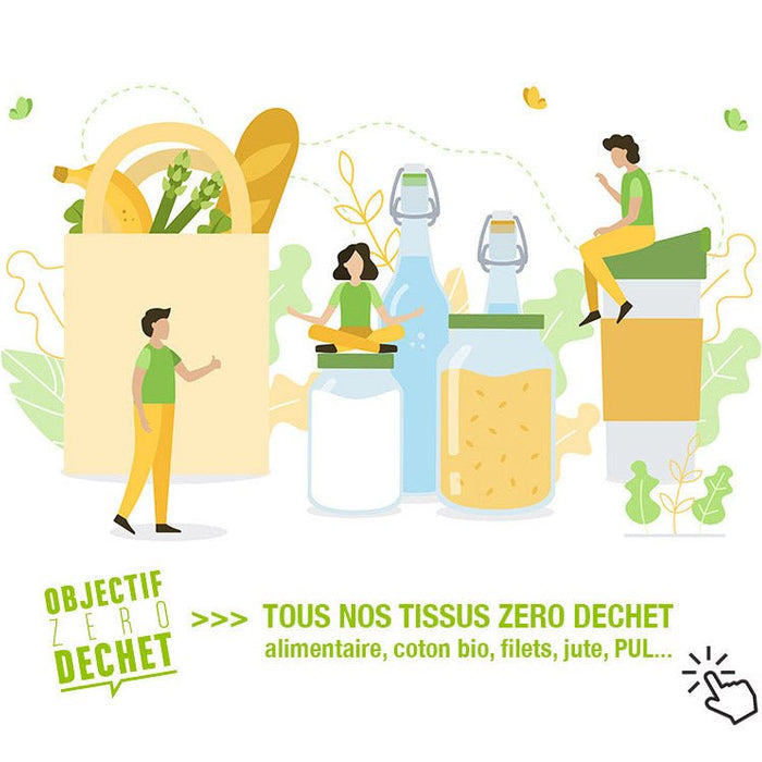 Filet, PUL, jute, gaze... Tous les tissus zéro déchet regroupés ! - tissuspipi.com