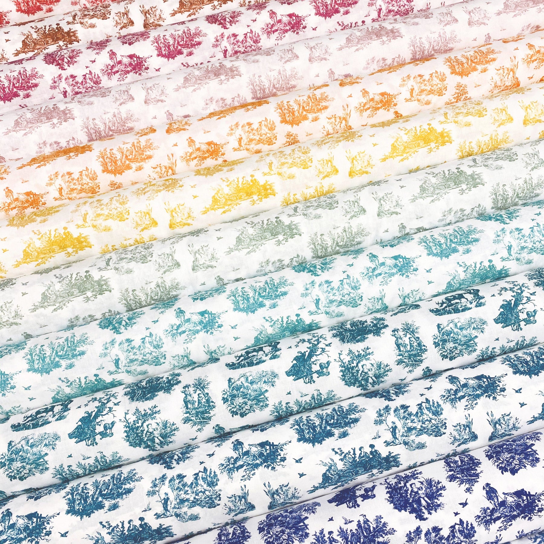 🌈 1000 couleurs de toiles de Jouy ! ✂️ - tissuspipi.com