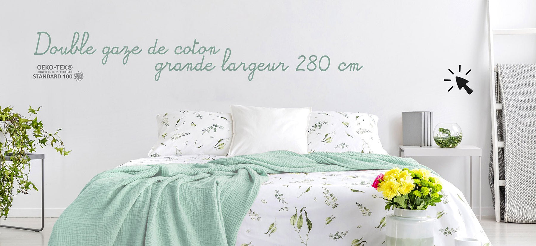 La double gaze de coton maintenant disponible en grande largeur 280 cm ! - tissuspipi.com