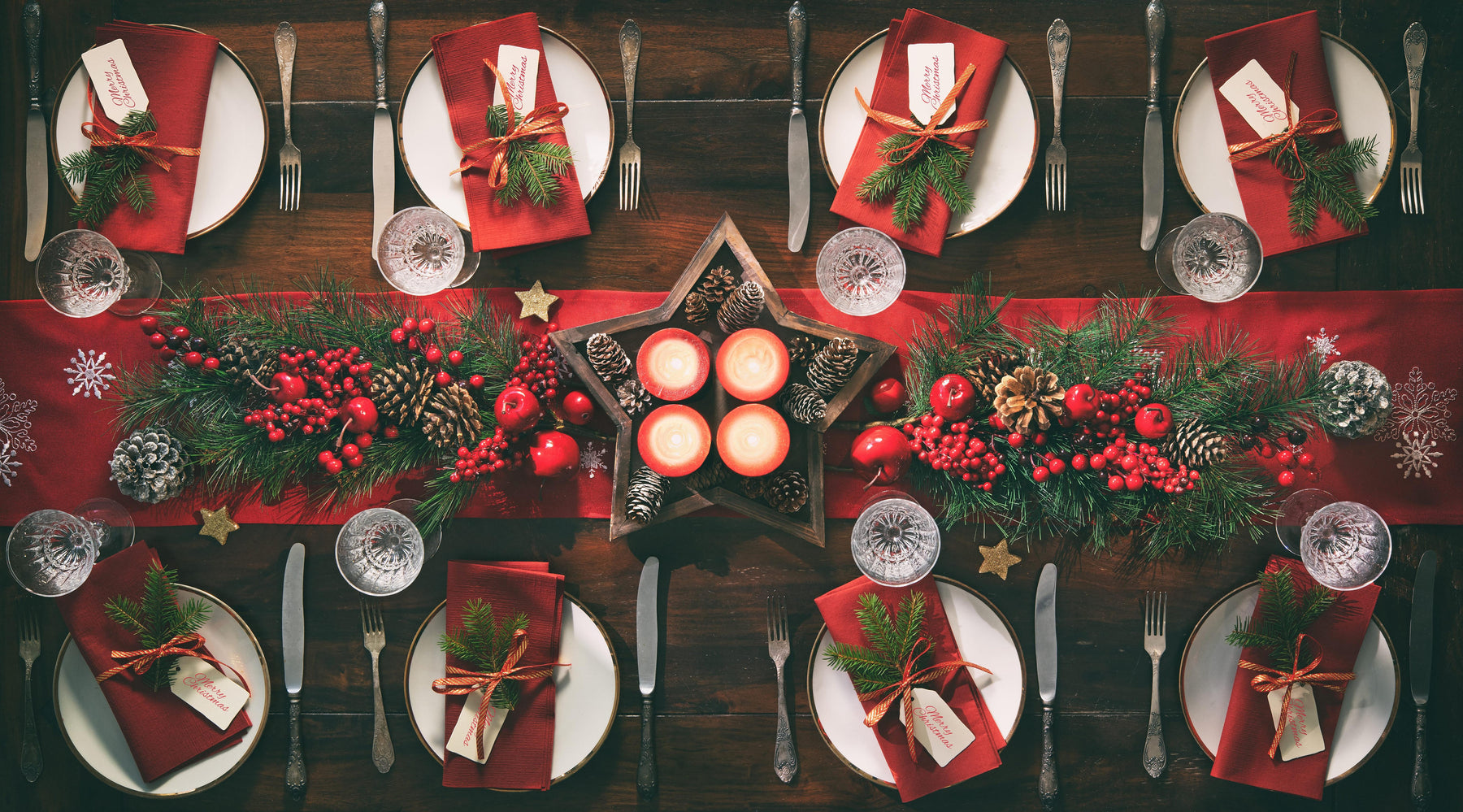 6 idées de décoration de table pour Noël - tissuspipi.com