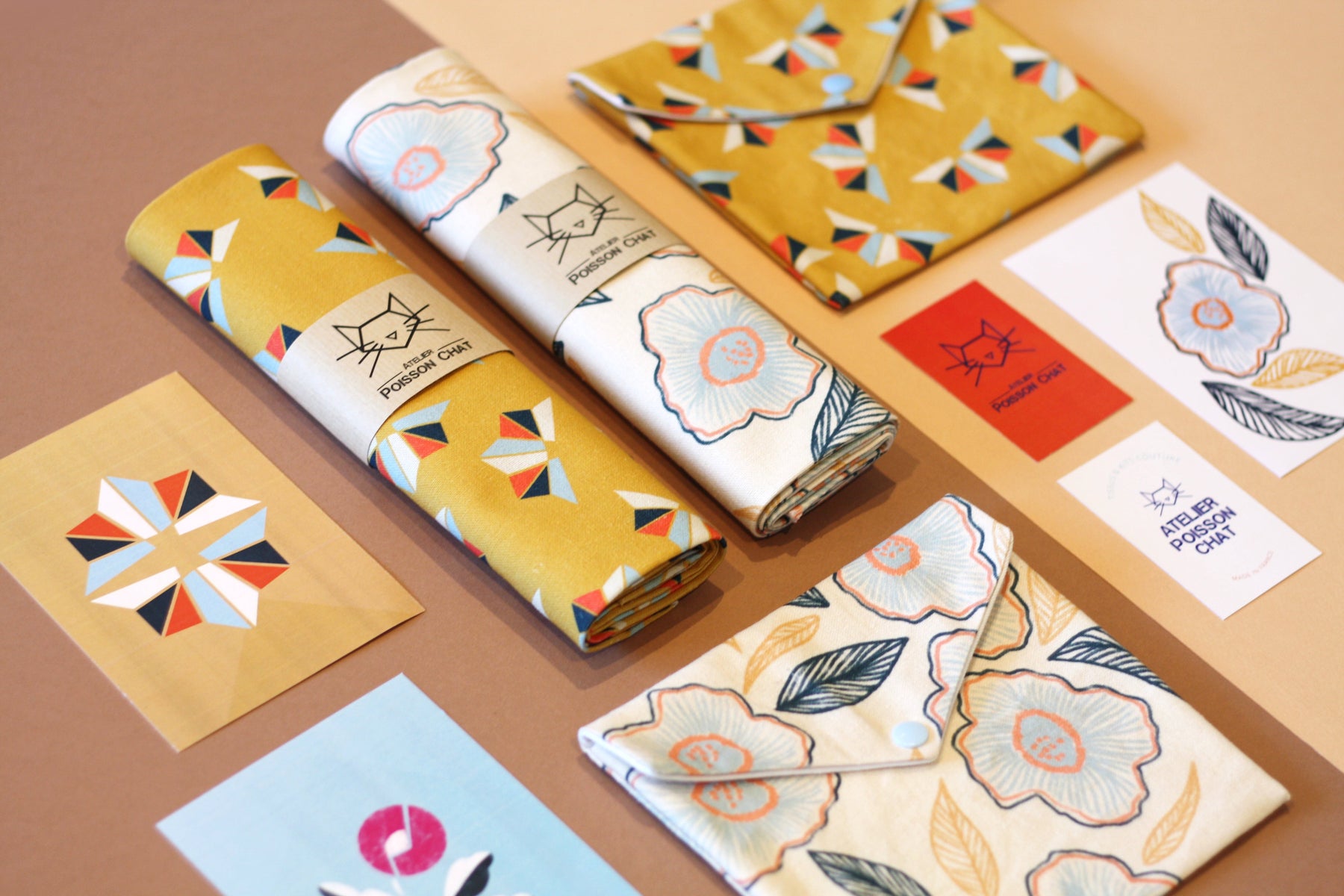 Les tissus français de l'Atelier Poisson Chat sont arrivés ! - tissuspipi.com