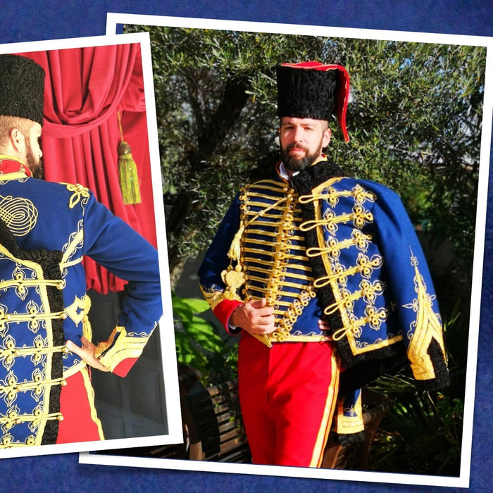 Drap de laine & costume d'époque : le costume de hussard napoléonien de Jean-Thomas - tissuspipi.com