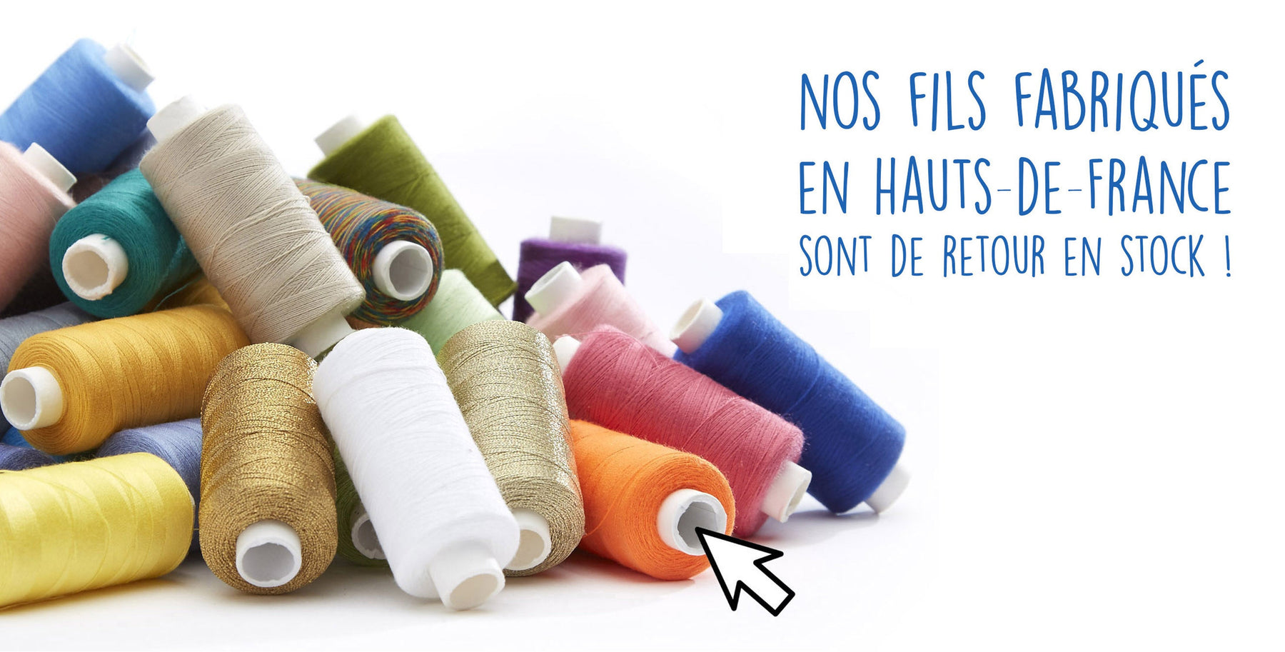 Le fil fabriqué en France est chez Tissus Papi ! - tissuspipi.com