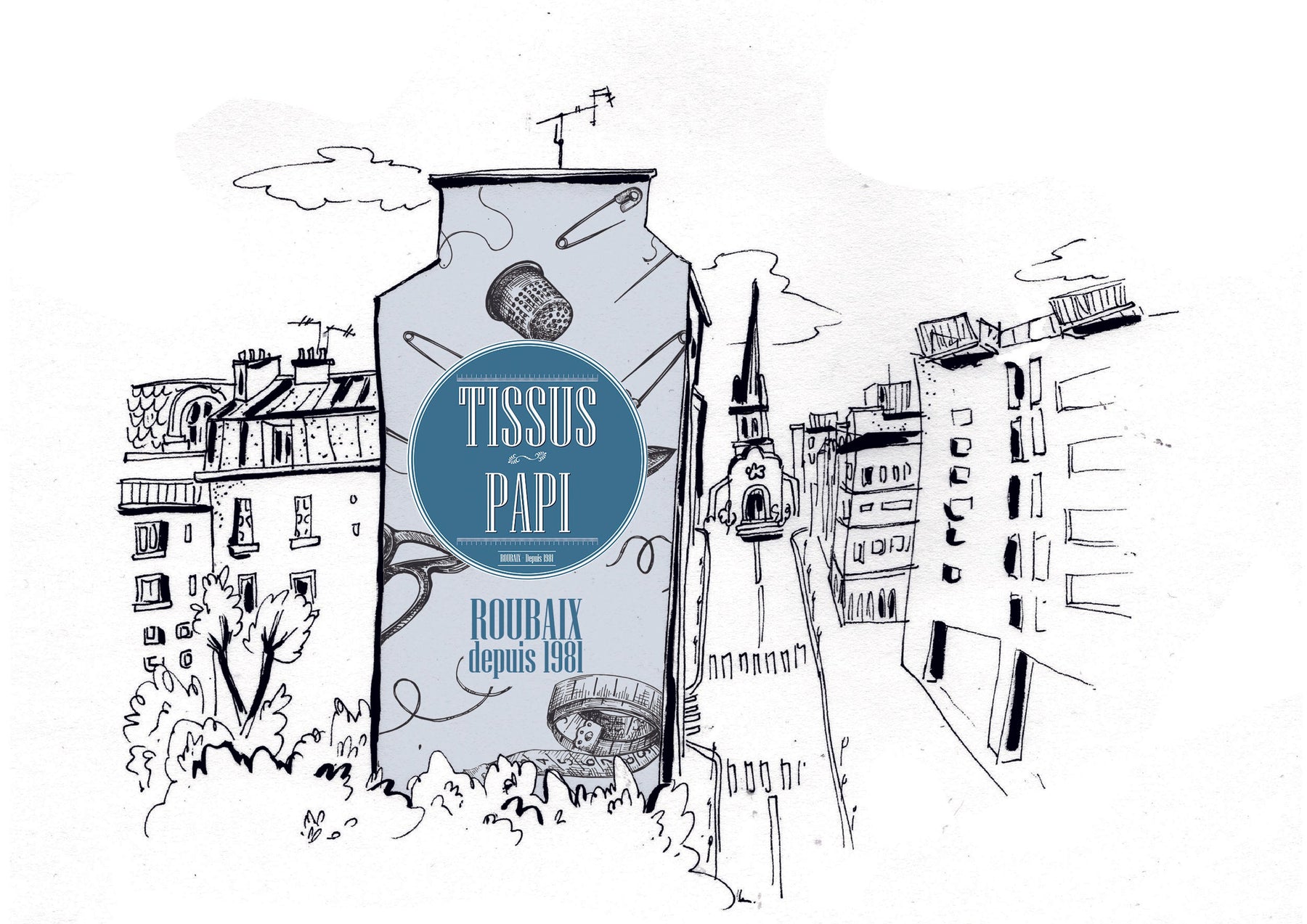 Des murs blancs pour occuper les enfants - tissuspipi.com