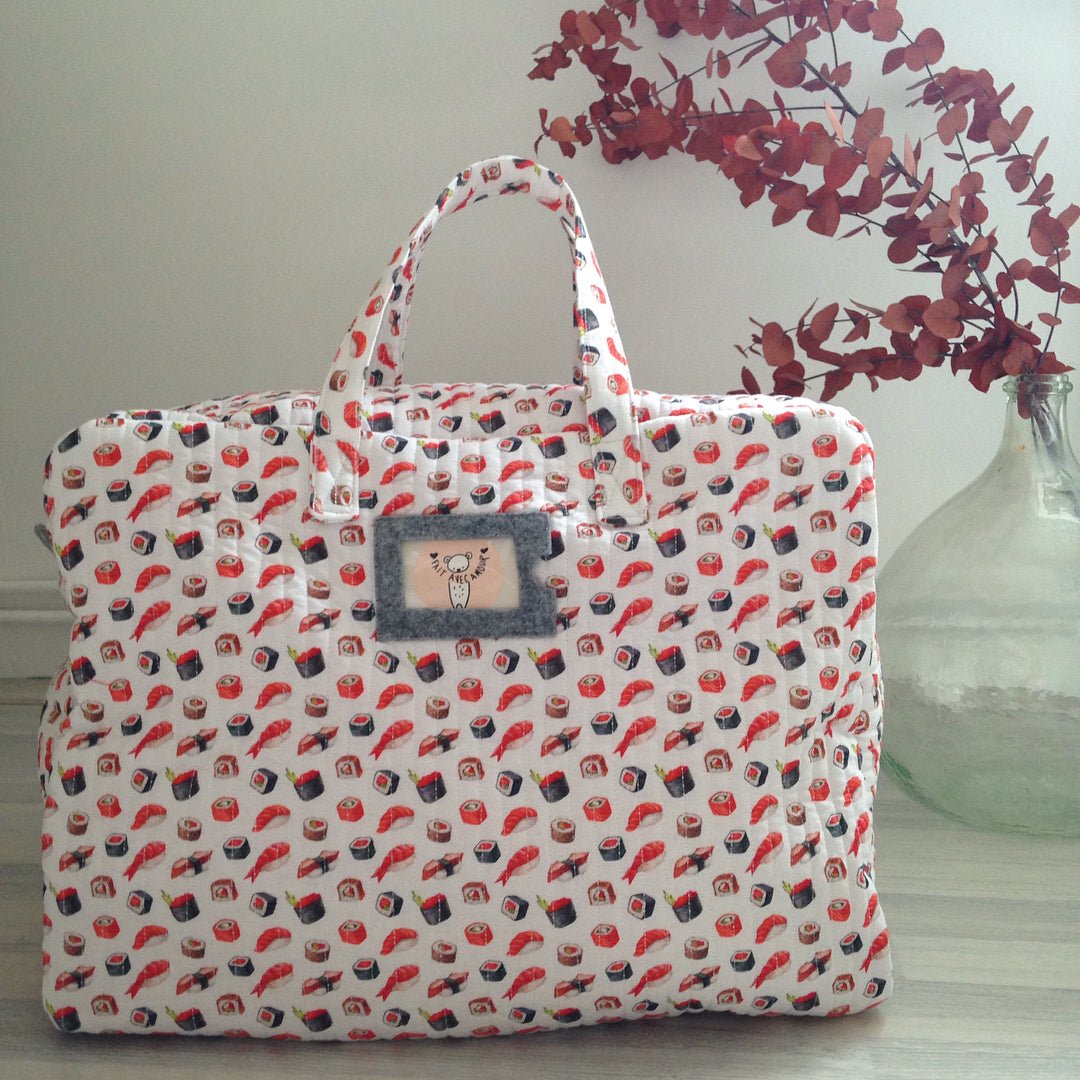 Vos créations : le sac Maki & Sushis de Maïté - tissuspipi.com