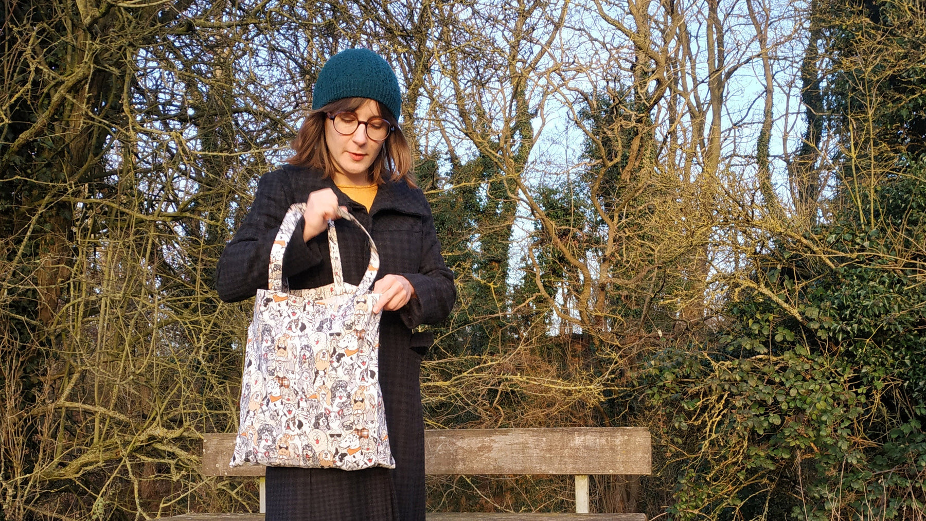Les chiens élégants : le sac de Couture by Myrtille - tissuspipi.com