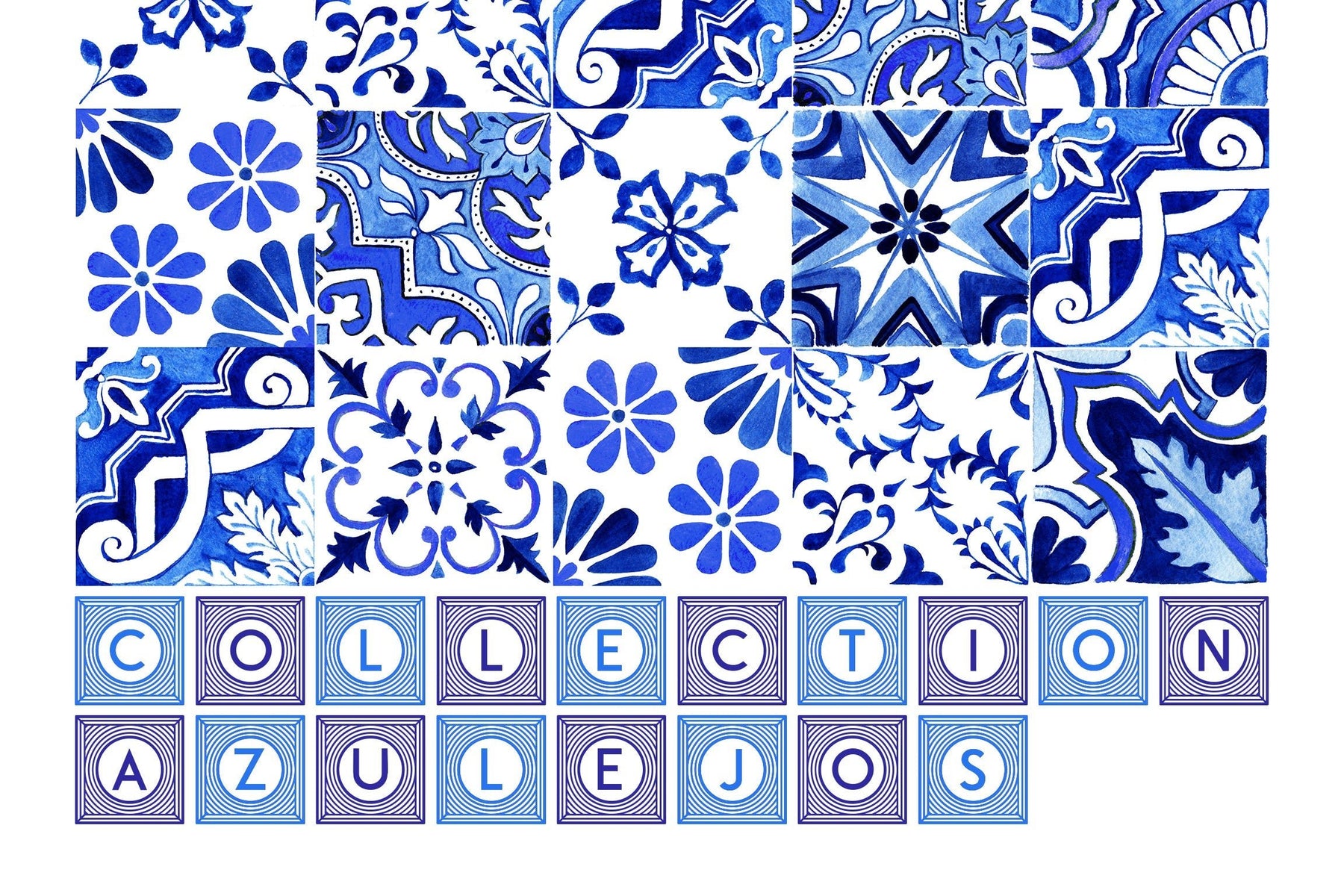 Découverte : notre collection de Tissus Azulejos - tissuspipi.com