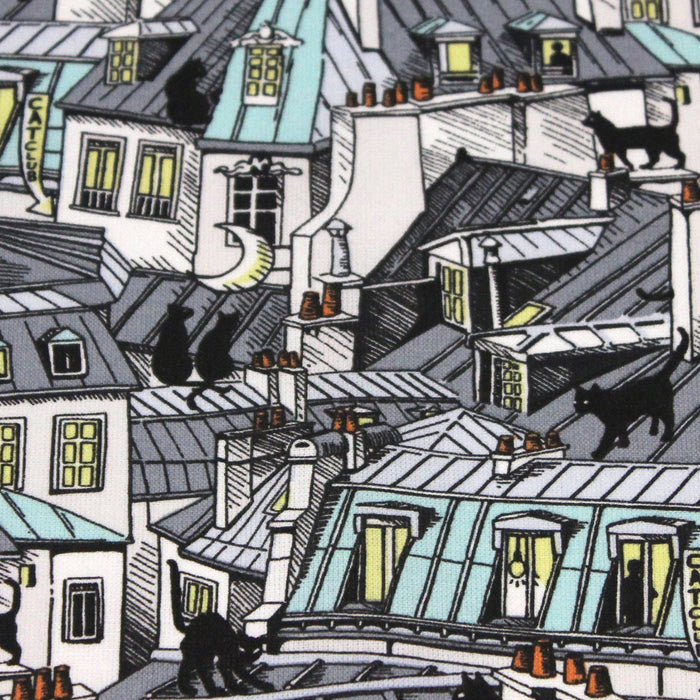Tout Paris sur notre tissu ! Et des chats aussi <3 - tissuspipi.com