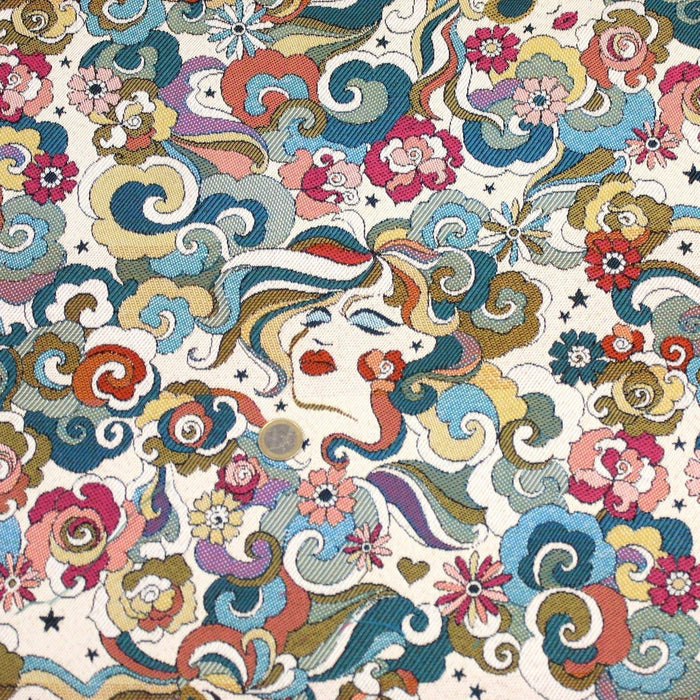 Tissu Jacquard Seventies : la tendance et le made in France - tissuspipi.com