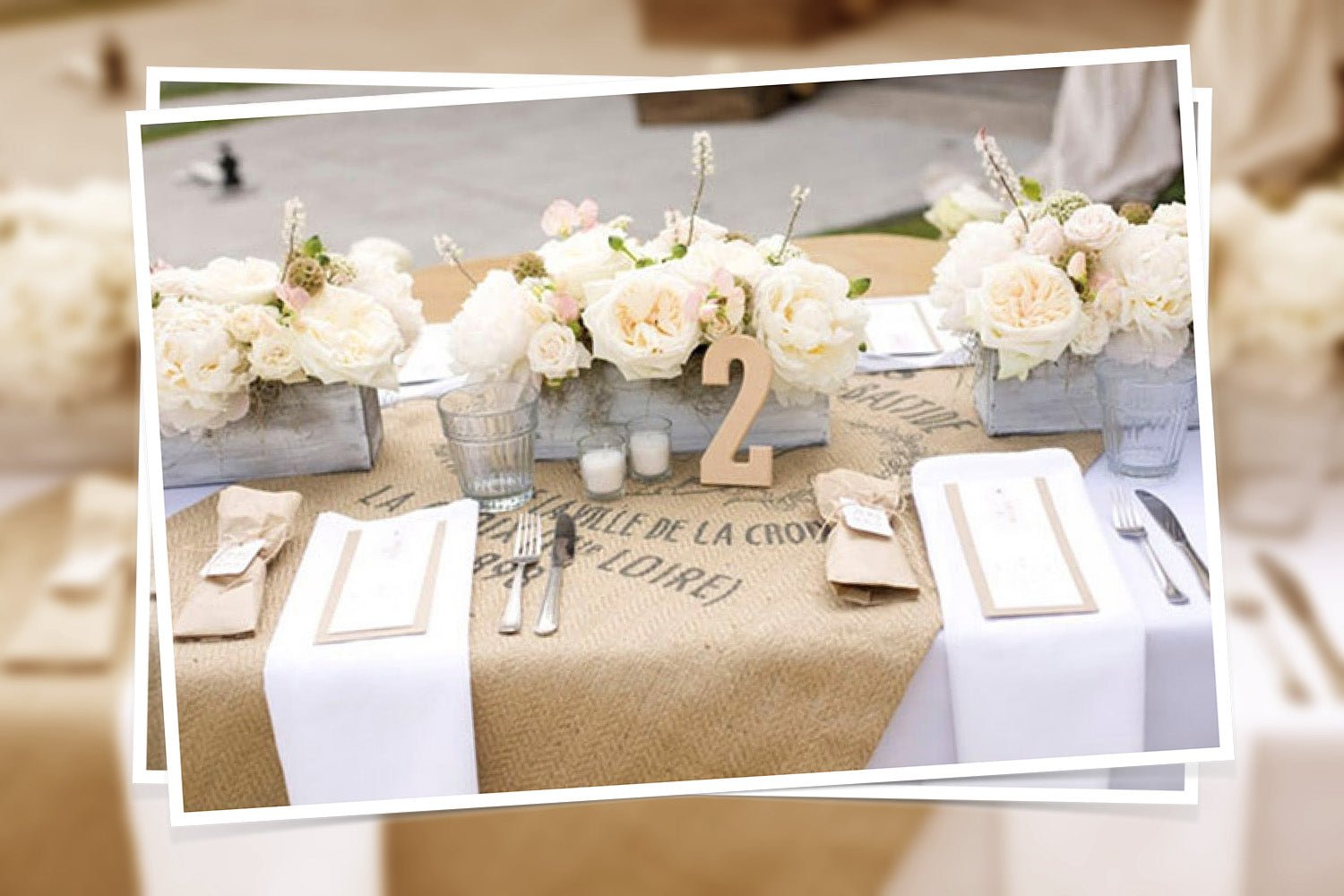 La déco toile de jute parfaite de votre mariage ! - tissuspipi.com