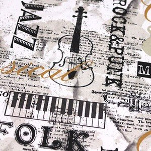 Tissus Musique - tissuspipi.com