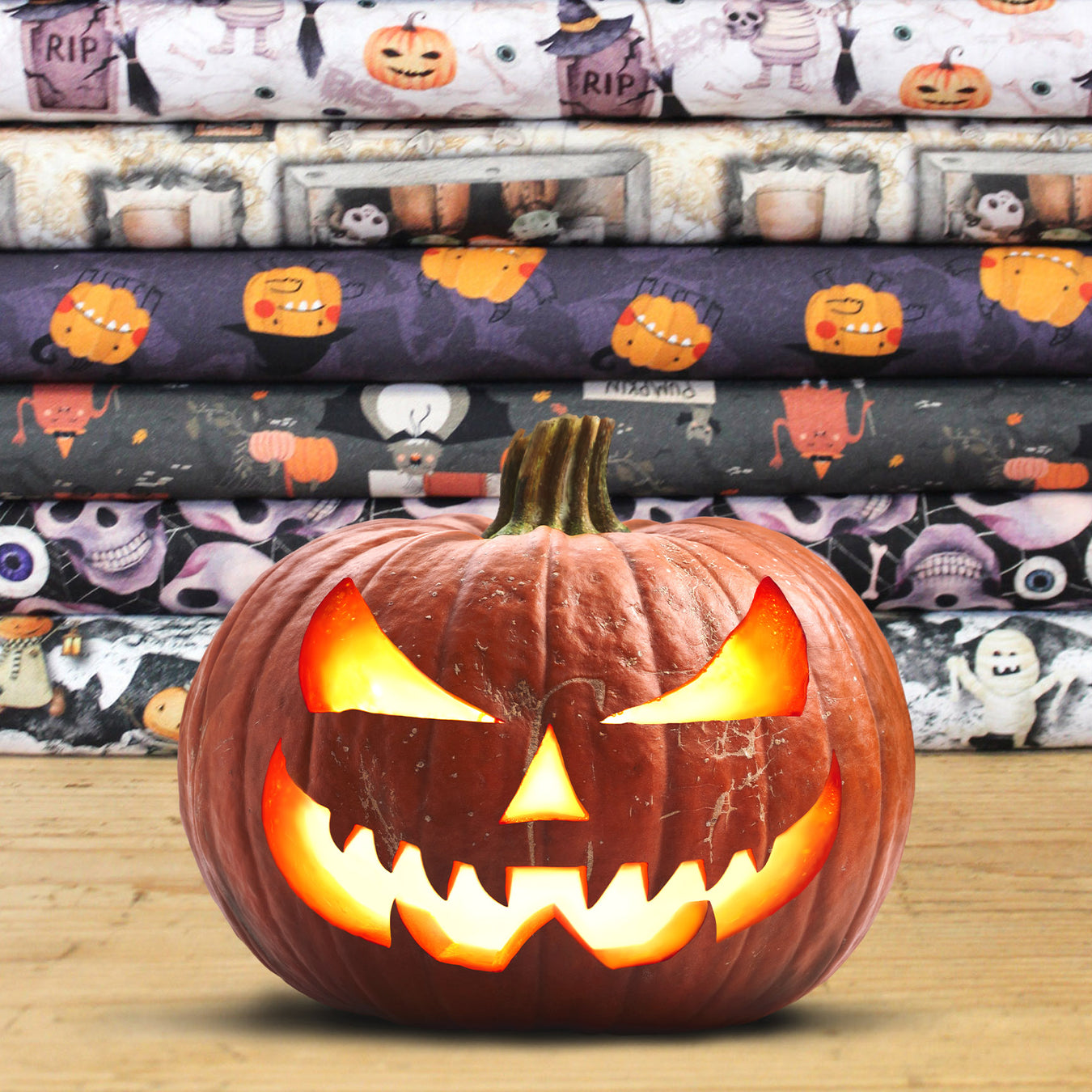 Tissus Halloween, la collection des tissus qui font presque peur - tissuspipi.com