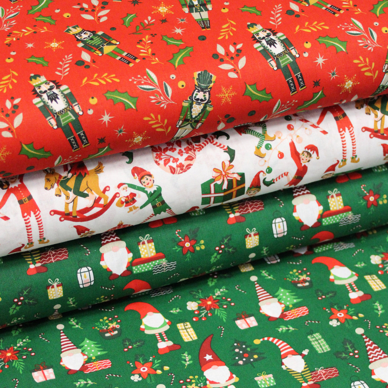 Les beaux tissus imprimés de Noël - tissuspipi.com