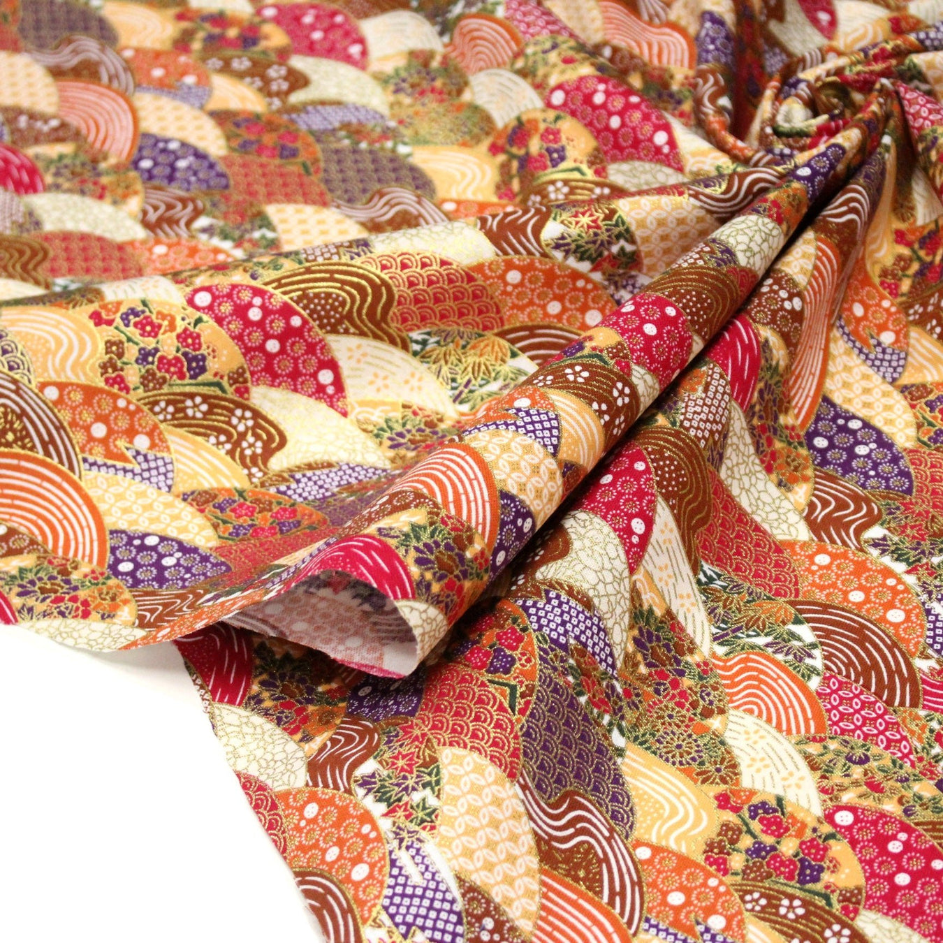 Motif Éventails japonais - tissuspipi.com