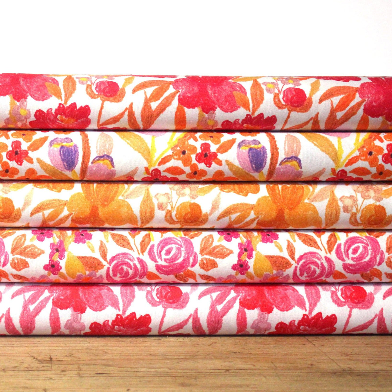Collection FLEURS AU CRAYON - tissuspipi.com