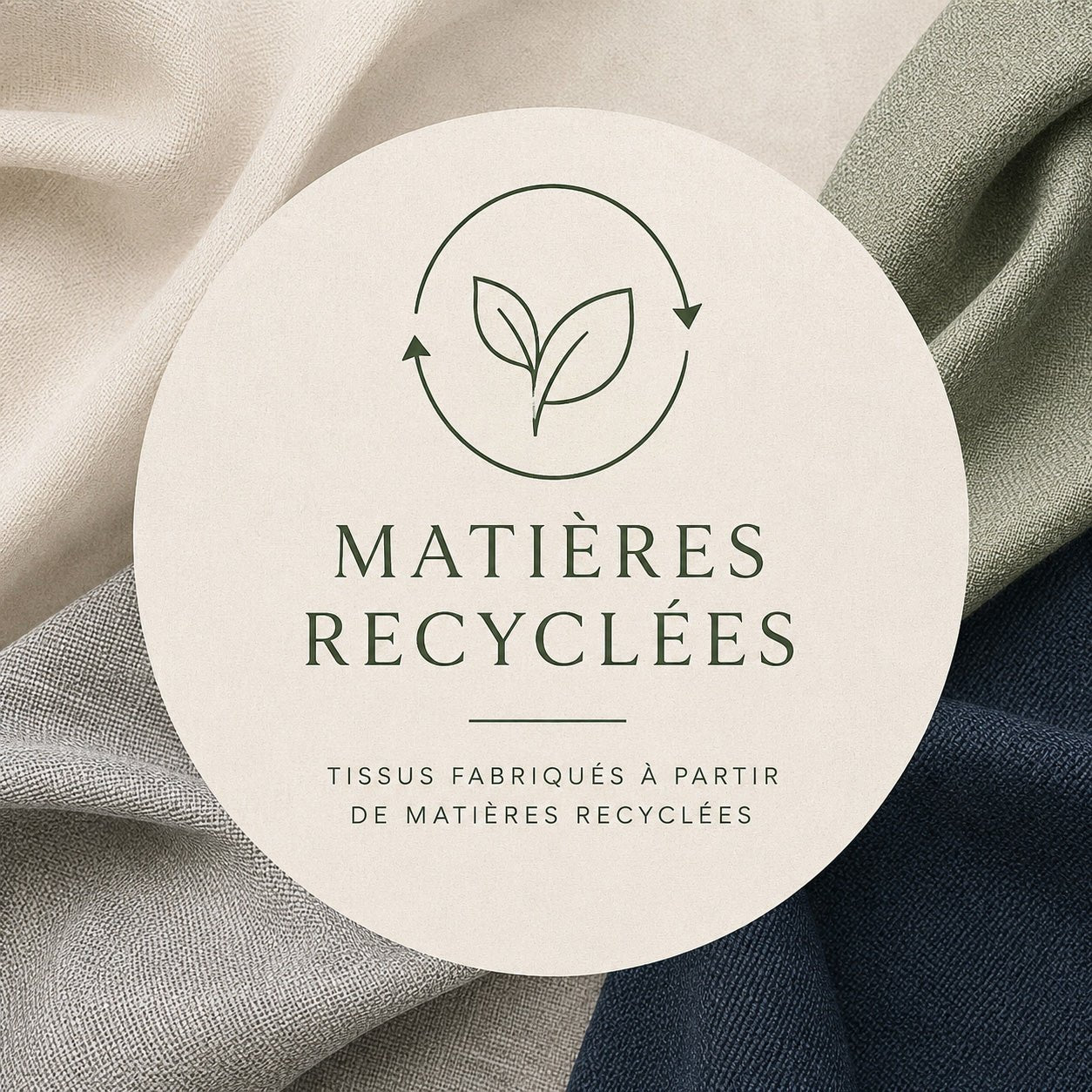 Tissus et matières recyclés - tissuspipi.com