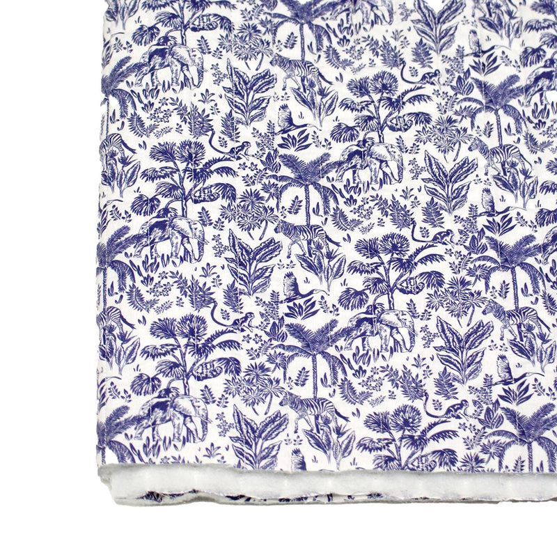 Tissu matelassé TOILE DE JOUY : trois motifs, deux couleurs, cinq tissus ! - tissuspipi.com