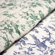 Tissu matelassé TOILE DE JOUY : trois motifs, deux couleurs, cinq tissus ! - tissuspipi.com