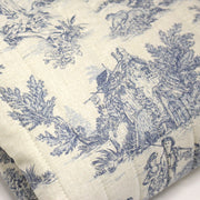 Tissu matelassé TOILE DE JOUY : trois motifs, deux couleurs, cinq tissus ! - tissuspipi.com