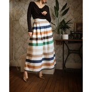 Tissu gabardine coton LARGES RAYURES : nombreuses couleurs ! - STANDARD 100 OEKO - TEX - tissuspipi.com
