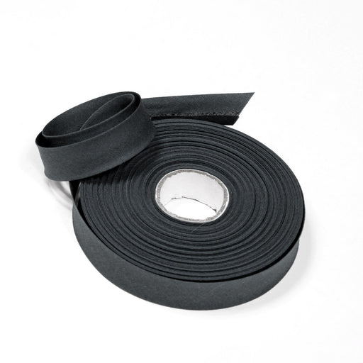 Biais de coton gris anthracite - Galette de 25 mètres - tissuspipi.com