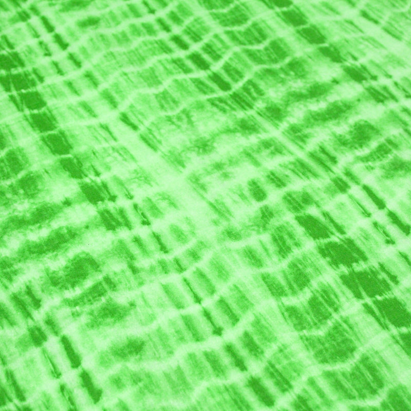 Tissu cotonnade tie & dye vert citron lime - tissuspipi.com