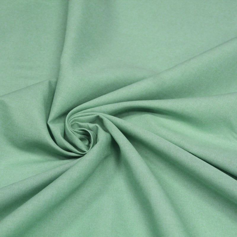 Tissu coton uni : BLEU DE JOUY ou VERT DE JOUY - OEKO - TEX - tissuspipi.com