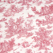 Tissu coton renforcé TOILE DE JOUY grande largeur 280cm : bleu, rouge, vert, gris - OEKO - TEX - tissuspipi.com
