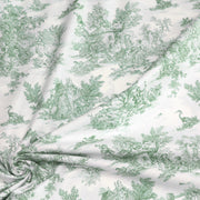 Tissu coton renforcé TOILE DE JOUY grande largeur 280cm : bleu, rouge, vert, gris - OEKO - TEX - tissuspipi.com