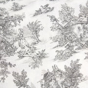 Tissu coton renforcé TOILE DE JOUY grande largeur 280cm : bleu, rouge, vert, gris - OEKO - TEX - tissuspipi.com