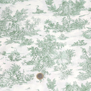 Tissu coton renforcé TOILE DE JOUY grande largeur 280cm : bleu, rouge, vert, gris - OEKO - TEX - tissuspipi.com