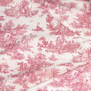 Tissu coton renforcé TOILE DE JOUY grande largeur 280cm : bleu, rouge, vert, gris - OEKO - TEX - tissuspipi.com