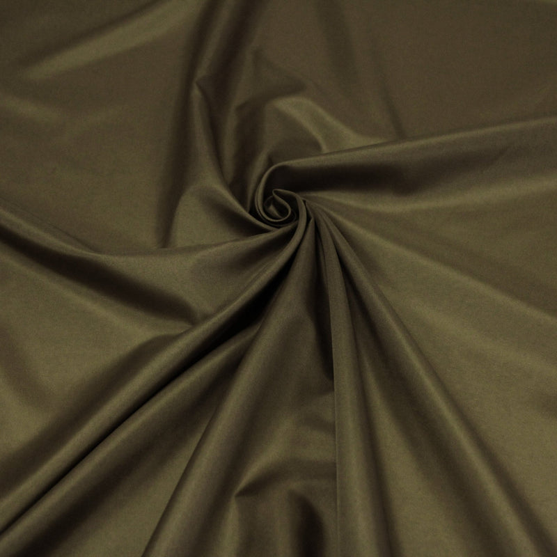 Tissu doublure de polyester couleur vert kaki uni - tissuspipi.com