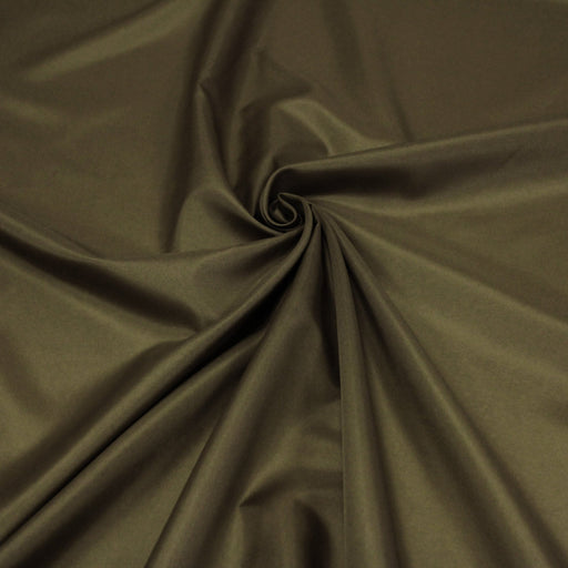 Tissu doublure de polyester couleur vert kaki uni - tissuspipi.com