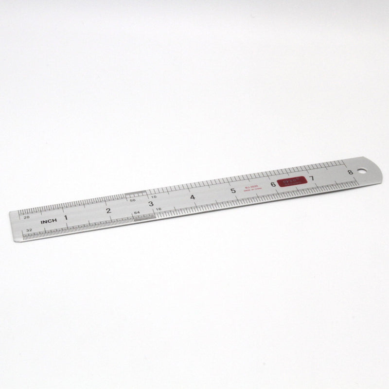 Réglet de couture en aluminium, impression 2 faces, 20cm/8 pouces - tissuspipi.com