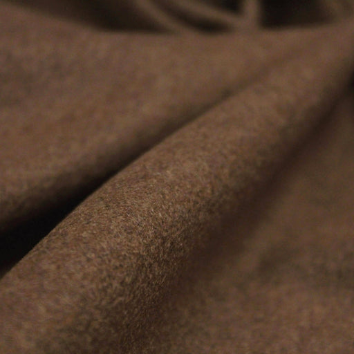 Tissu Drap de laine uni marron "Armée française 1940" - tissuspipi.com