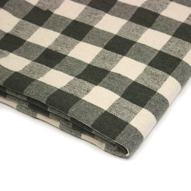 Tissu coton VICHY RUSTIQUE grands carreaux 25mm : nombreuses couleurs tendance ! - tissuspipi.com