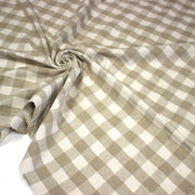 Tissu coton VICHY RUSTIQUE grands carreaux 25mm : nombreuses couleurs tendance ! - tissuspipi.com