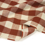 Tissu coton VICHY RUSTIQUE grands carreaux 25mm : nombreuses couleurs tendance ! - tissuspipi.com