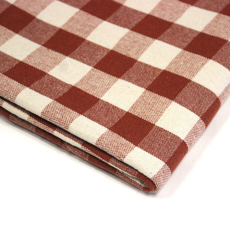 Tissu coton VICHY RUSTIQUE grands carreaux 25mm : nombreuses couleurs tendance ! - tissuspipi.com