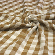 Tissu coton VICHY RUSTIQUE grands carreaux 25mm : nombreuses couleurs tendance ! - tissuspipi.com