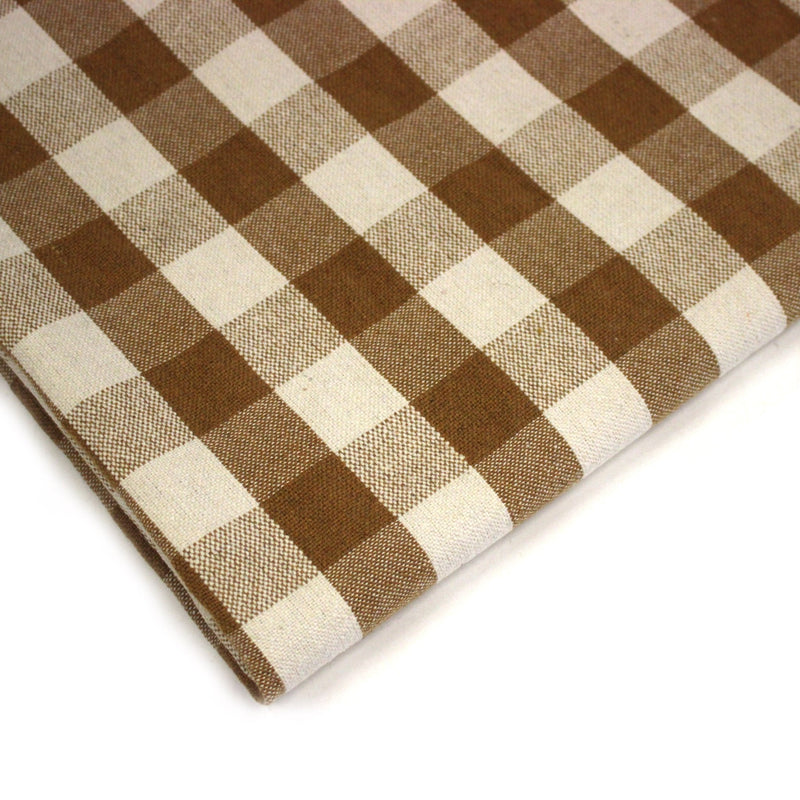 Tissu coton VICHY RUSTIQUE grands carreaux 25mm : nombreuses couleurs tendance ! - tissuspipi.com