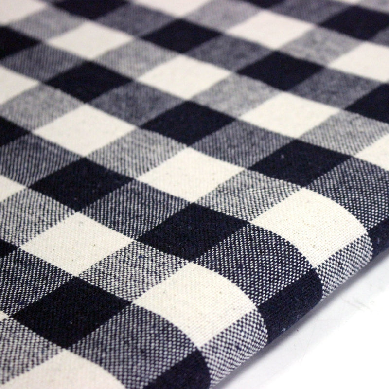 Tissu coton VICHY RUSTIQUE grands carreaux 25mm : nombreuses couleurs tendance ! - tissuspipi.com