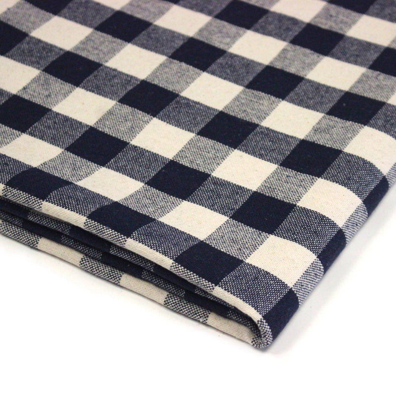 Tissu coton VICHY RUSTIQUE grands carreaux 25mm : nombreuses couleurs tendance ! - tissuspipi.com