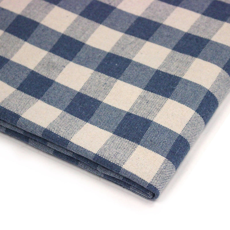 Tissu coton VICHY RUSTIQUE grands carreaux 25mm : nombreuses couleurs tendance ! - tissuspipi.com
