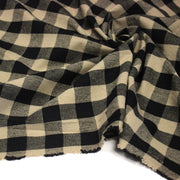 Tissu coton VICHY RUSTIQUE grands carreaux 25mm : nombreuses couleurs tendance ! - tissuspipi.com