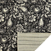 Tissu matelassé coton indien, motif traditionnel floral : nombreuses couleurs et fleuris au choix! - tissuspipi.com